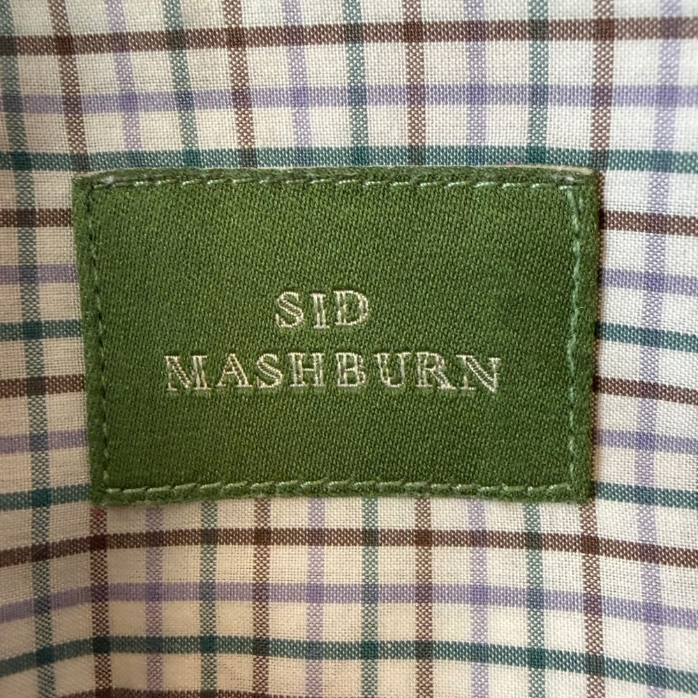 Sid Mashburn Mens XL Long Sleeve‎ Button Down Shirt Multi Color Check 5579302 - Picture 5 of 8
